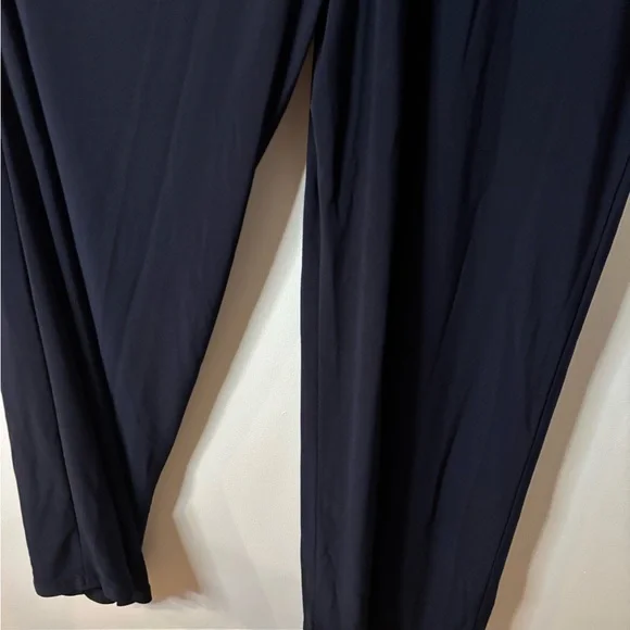 Joseph Ribkoff Navy Sheer Sleeve Jumpsuit - Picture 7 of 9